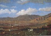 Enoch Wood Perry, Jr. Kualoa Ranch, Oahu oil on canvas